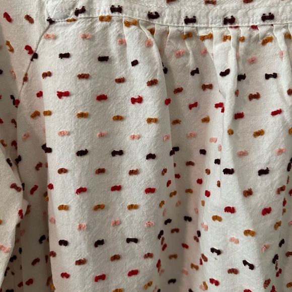 Madewell Square-Neck Top in Clipdot size XL - Picture 2 of 6